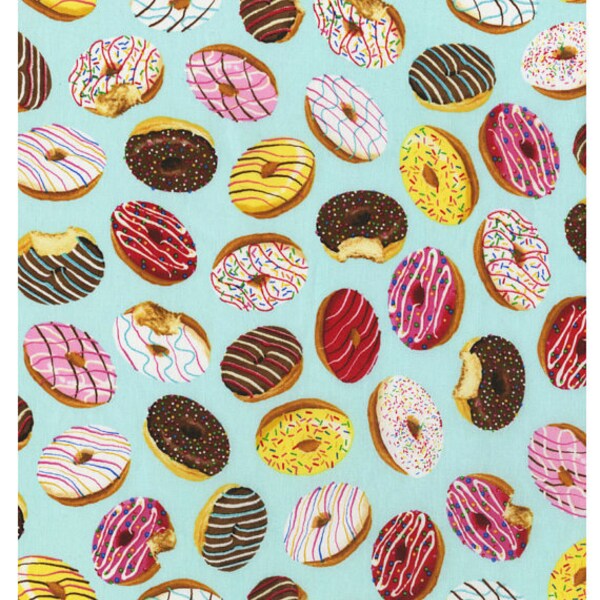 donut fabric, donut party, fabric by the yard, cotton by the yard, dessert food, dessert fabric, donut fabric print , girl fabric, donut