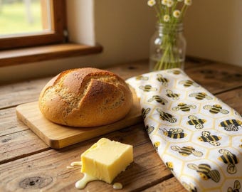 Eco-Friendly Towel, 2-Ply Absorbent Cloth, 100% Cotton Flannel Kitchen Towels, 2-Ply Flannel Towel, Kitchen Decor, Kitchen Towels, Kitchen