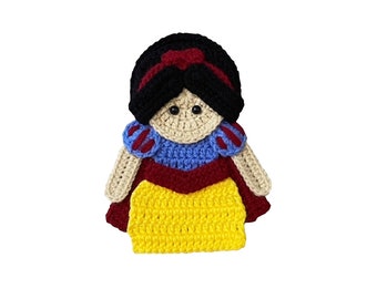 Princess Crochet Applique, Premade Animal Applique, Crochet Applique, Crochet Embellishments, Baby Applique, Ready to use Applique