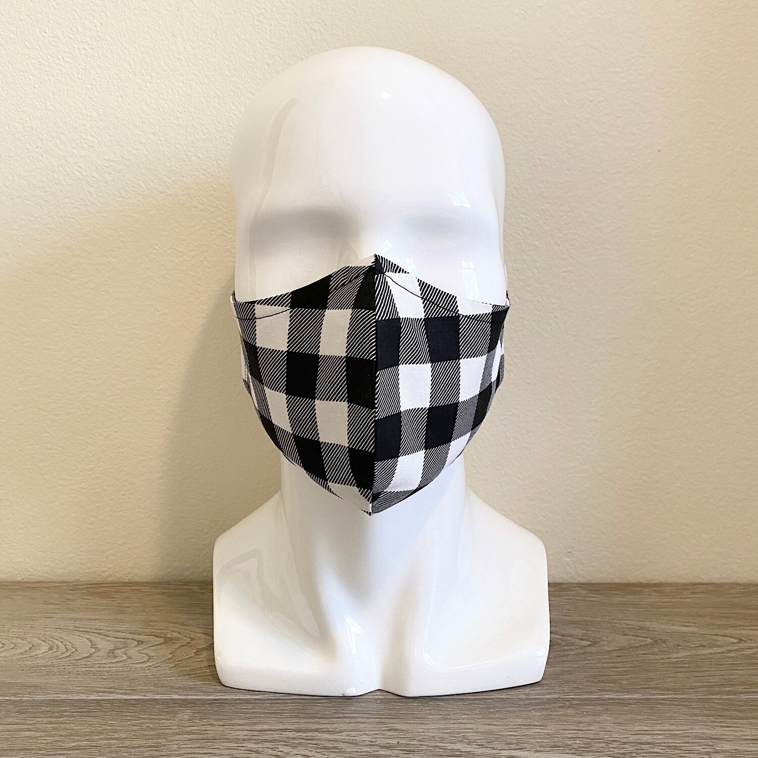Medium Size Face Mask, Elastic around the head Face Mask, Pull Over
