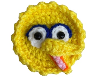 Mini Head, Crochet Applique Heads, Pre-made Animal Applique, Crochet Applique, Embellishments, Applique, Ready to use Applique