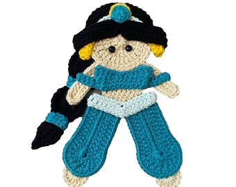 Princess Crochet Applique, Premade Animal Applique, Crochet Applique, Crochet Embellishments, Baby Applique, Ready to use Applique