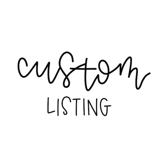 Custom listing for Kareena