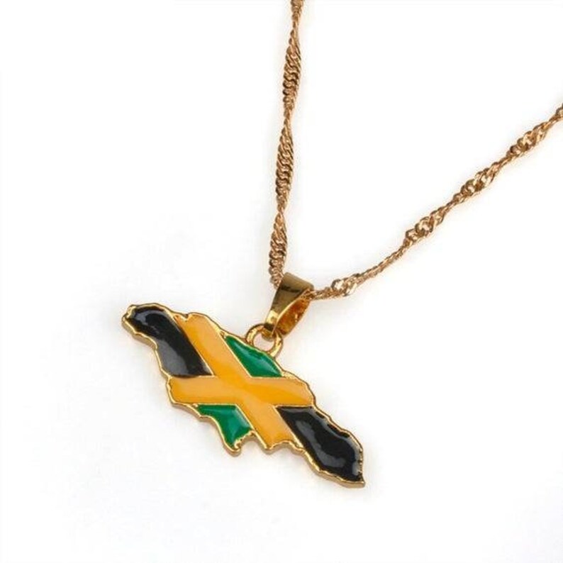 Jamaica Pendant Necklace Etsy