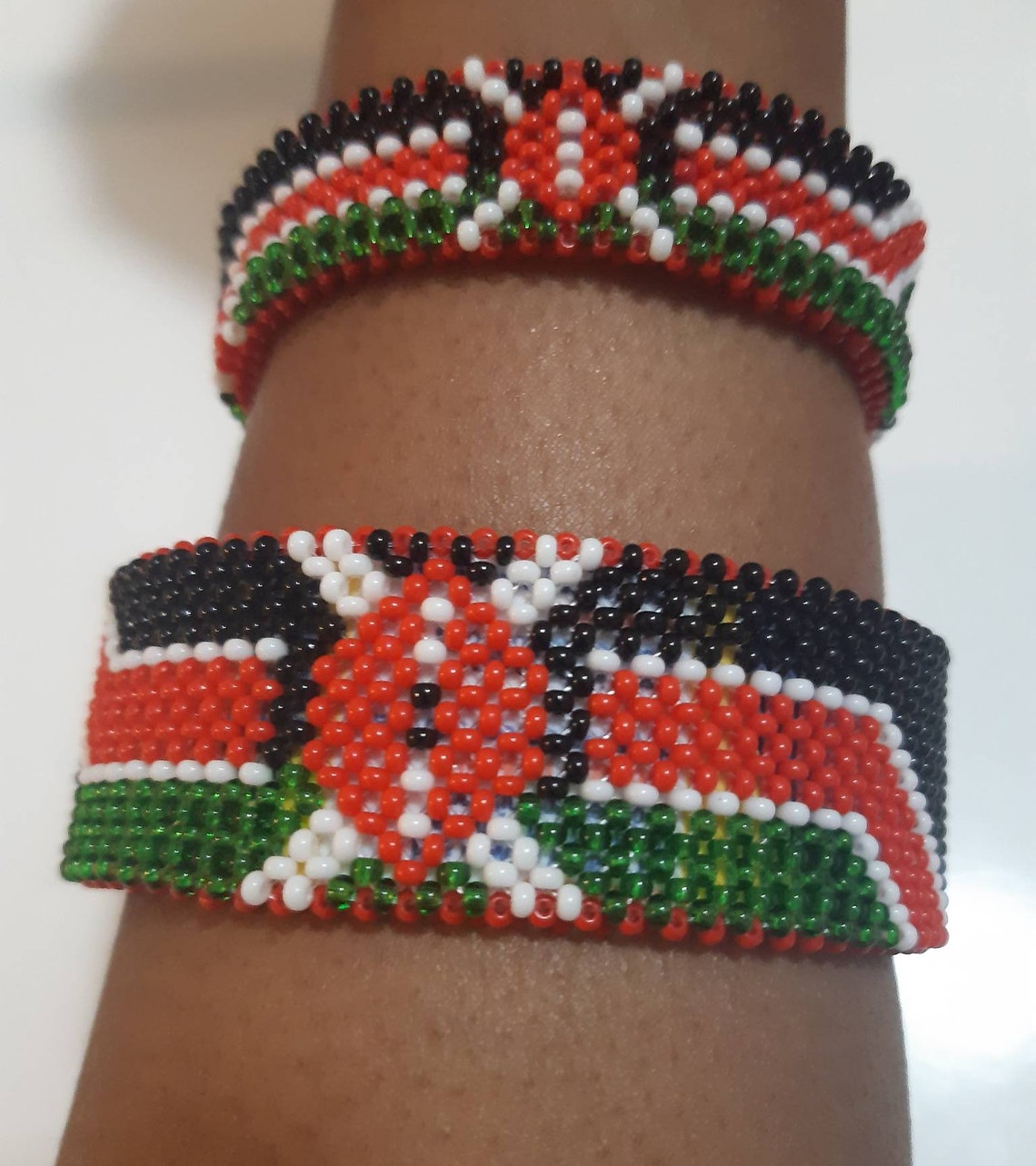 Kenyan Flag Bracelets Etsy