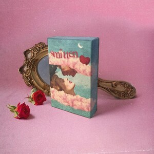 Baralho de afirmação positiva Smitten Self Love com bordas folheadas a ouro