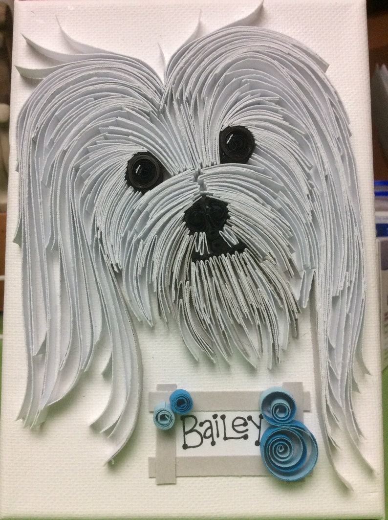 Quilling Make My Dog Etsy