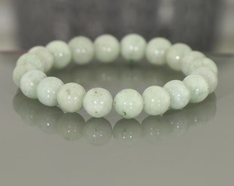 Jade Bracelet, Nephrite Jade Bracelet, Crystal Bracelet, Boho Bracelet, Beaded Bracelet, Natural Jade, Luck Bracelet, Jade Beads Bracelet