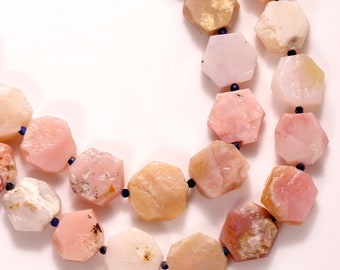 85 Cts Pink Opal Gemstone Beads -" PINK OPAL BEADS "- Loose Opal Uncut Stone , Making Jewelry Opal , Beads ,