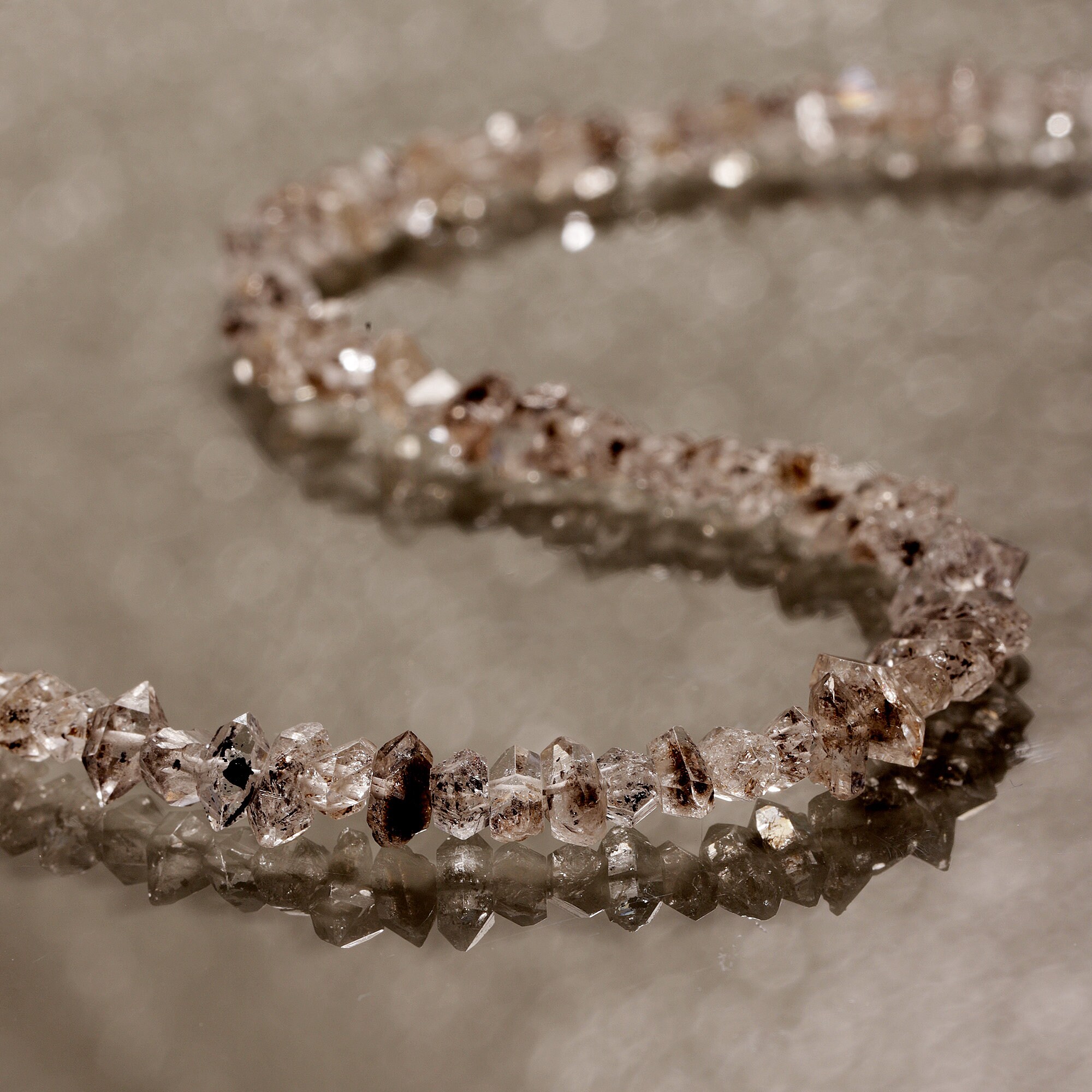 Herkimer Necklace Herkimer diamond necklace Herkimer quartz Etsy