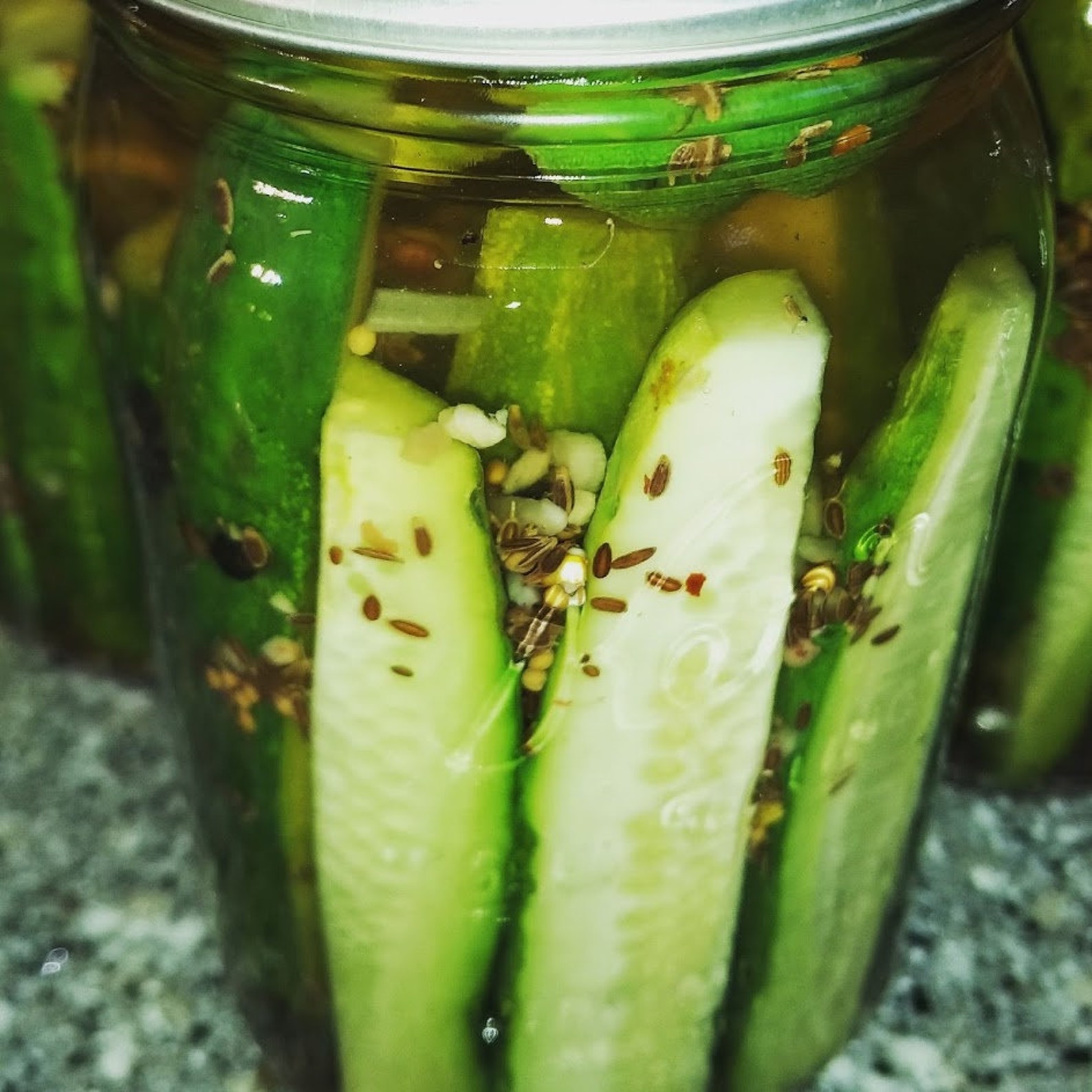 3 Day Pickle Mix Recipe on Jar Fabulous Pickles in 3 Days Etsy
