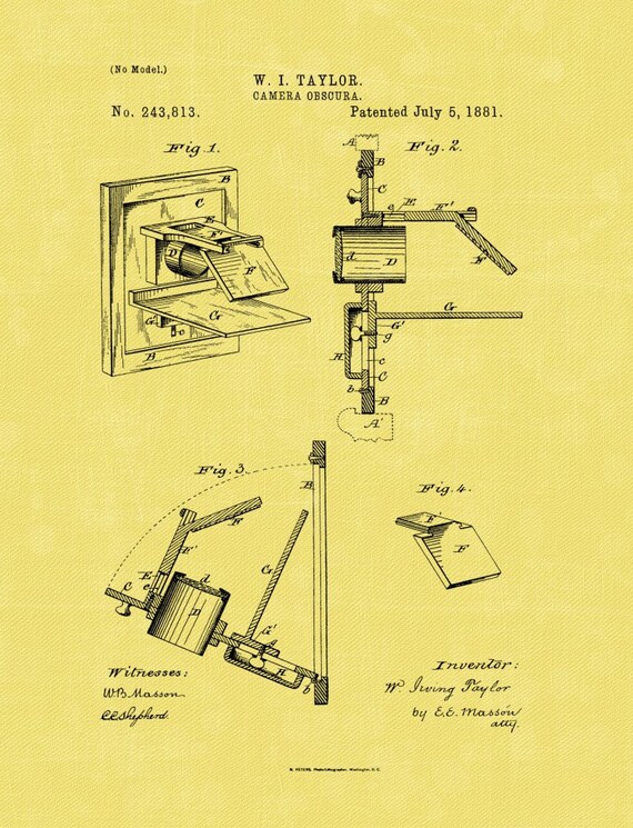 Camera Obscura Diagram Invention