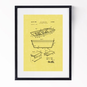 Fishing Boat Patent Print Vintage Angling Blueprint Fisherman Gift Fishing Art Instant Digital Download 4 striking Colours