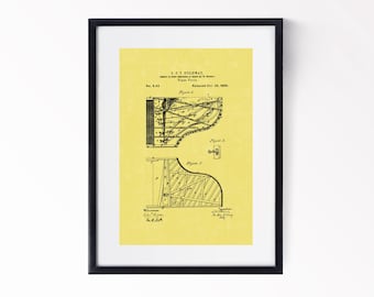 Steinway Piano Patent Print, 1880 Musical Blueprint (Digital Download)
