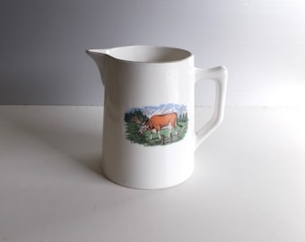 Pot à lait - Porcelaine Digoin Sarreguemines - 1940