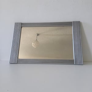 Rectangular Art Deco mirror - wooden frame