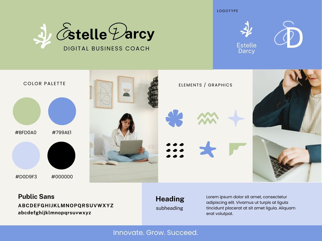 BASIC Package Custom Personal Branding & Logo Design: Unique Business ...