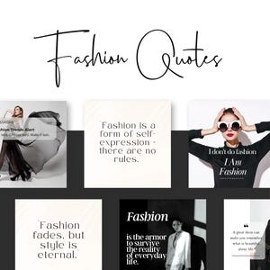 600black and White Fashion Social Media Instagram Editable Canva ...