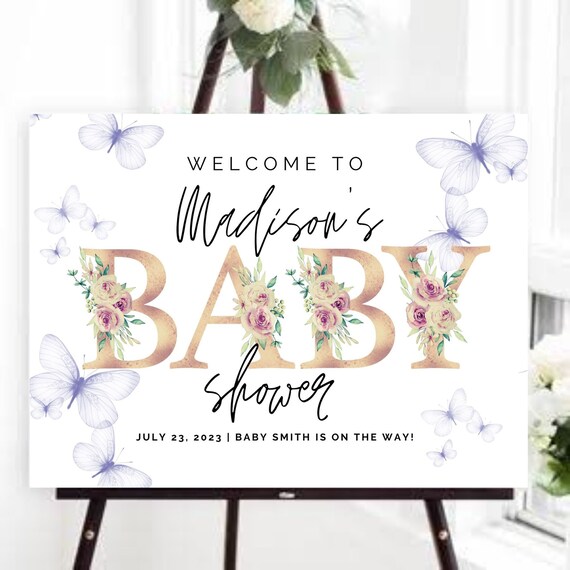 Digital Download Baby Shower Sign Baby Shower Sign Etsy