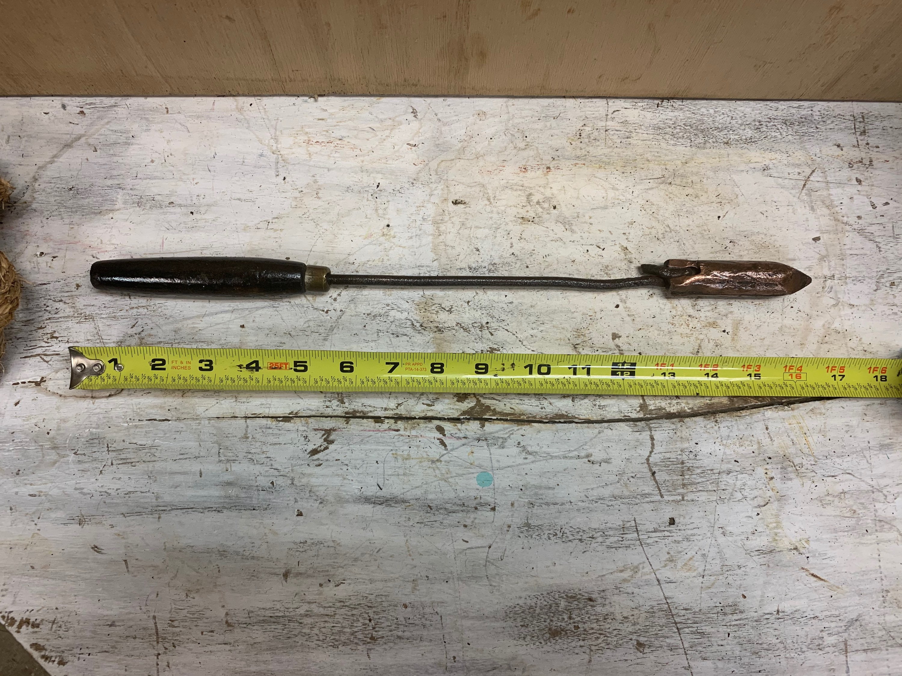 Antique Soldering Iron Soldering Iron Copper Head Hand Etsy