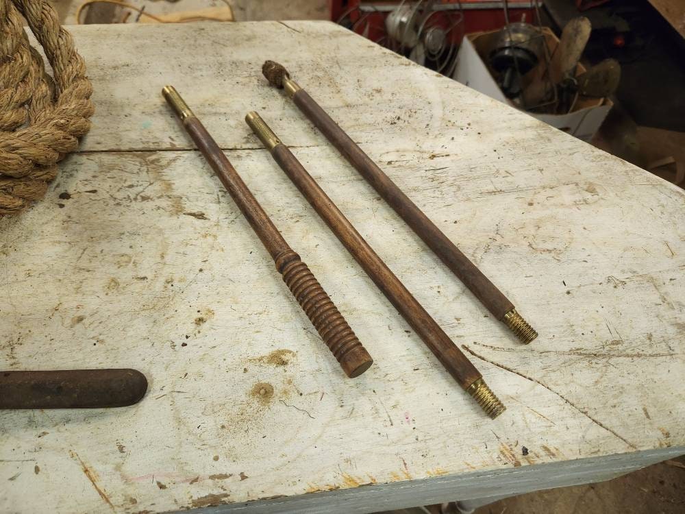 Antique Shotgun Cleaning Rod Wooden Gun Cleaning Rod 12 Etsy