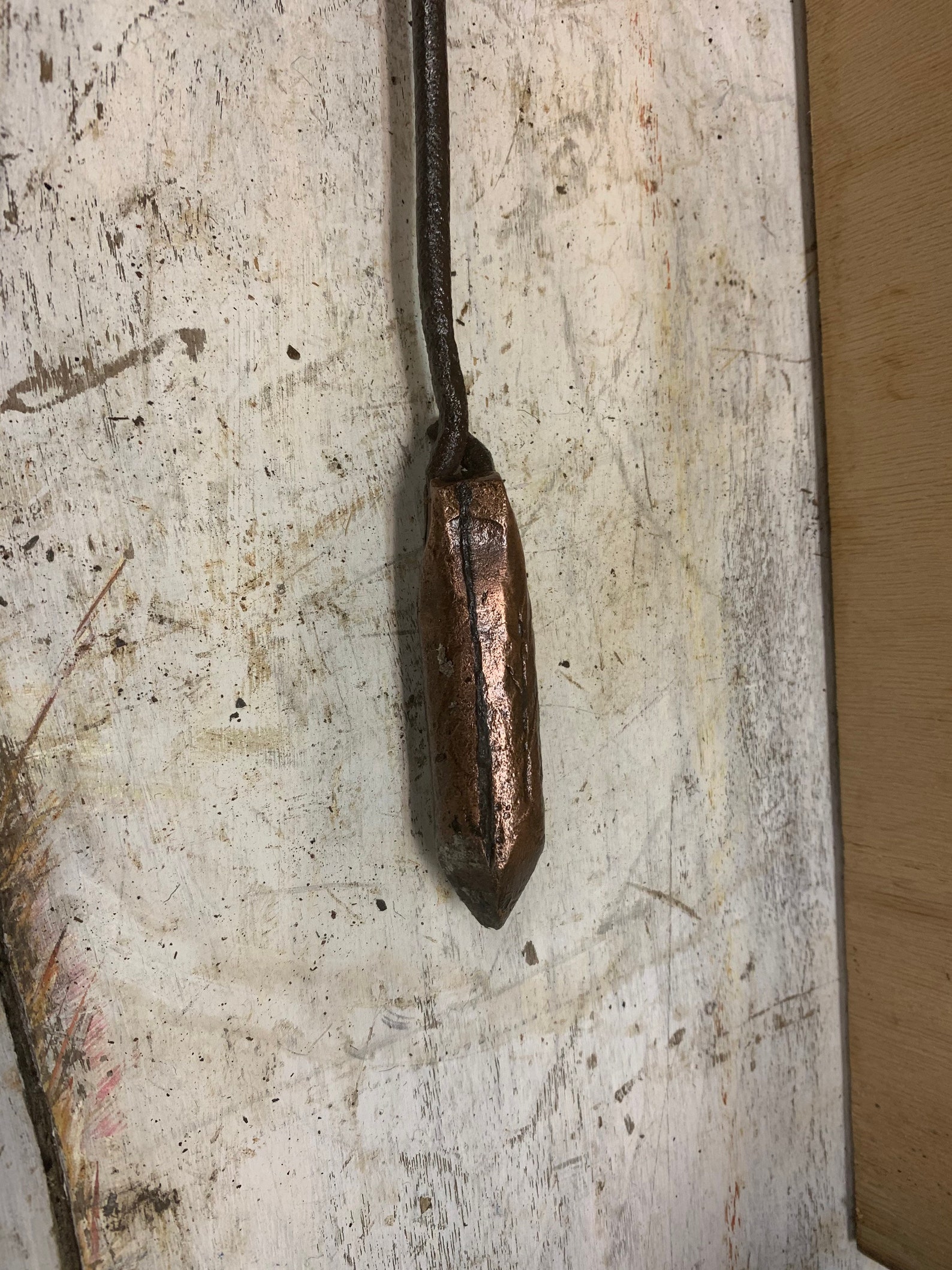 Antique Soldering Iron Soldering Iron Copper Head Hand Etsy