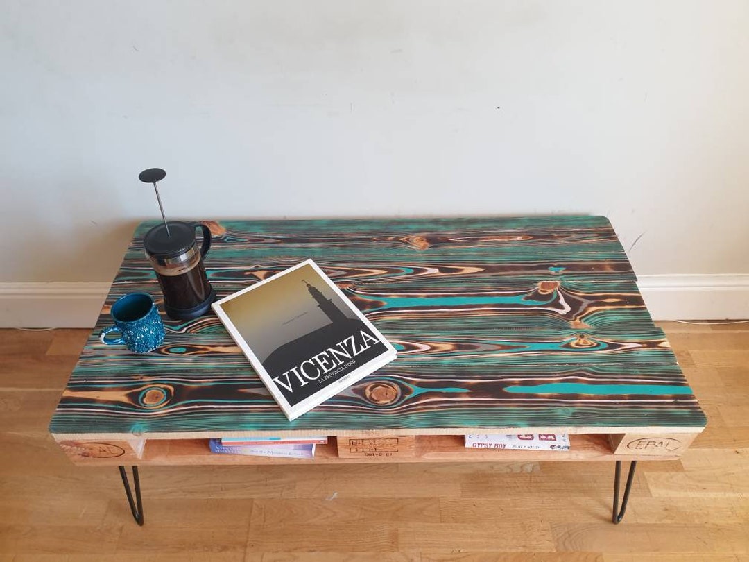 Reclaimed Retro Pallet Coffee Table Made With Salvaged Wood - Etsy