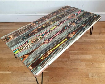 Colourful pallet coffee table