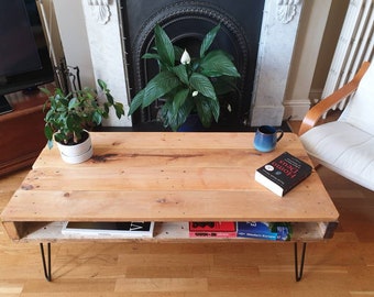 Characterful upcycled pallet coffee table