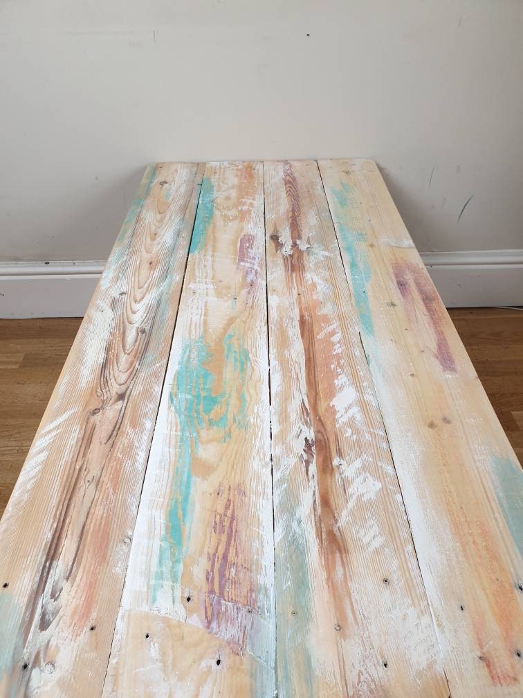 Rustic White Pallet Coffee Table Etsy