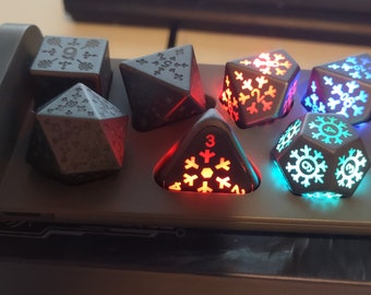 Juego de dados LED iluminados (exclusivo de Calgary)