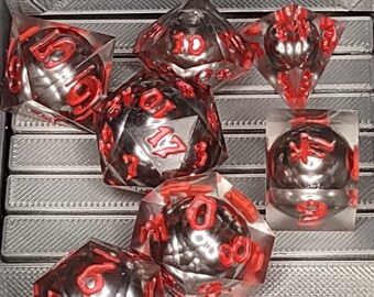 Steel Core Polyhedral Dice Sets (Calgary Exclusive)