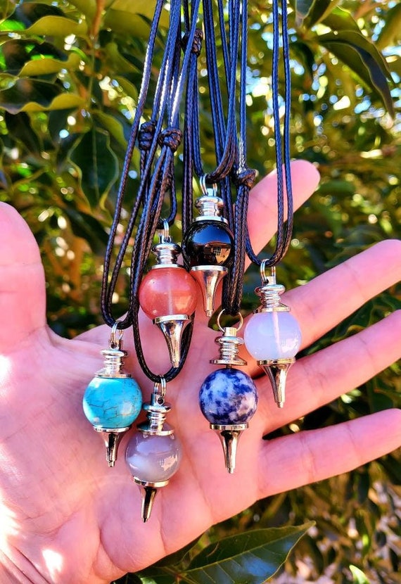 Amethyst store pendulum necklace