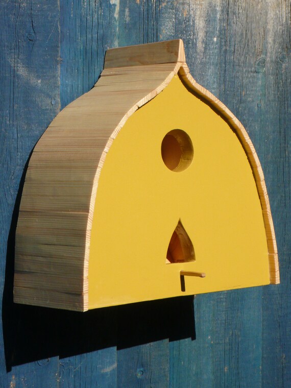 Unusual Bird Feeder Bird Hut Etsy