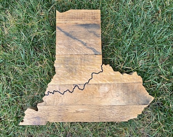 Indiana/Kentucky Bourbon Barrel Cut Out