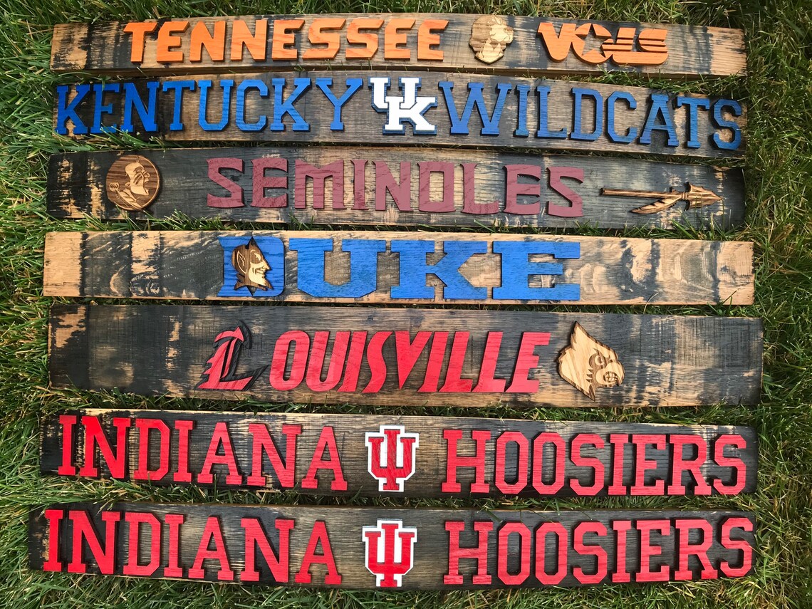 Bourbon Barrel Stave Personalized Wall Hanging | Etsy