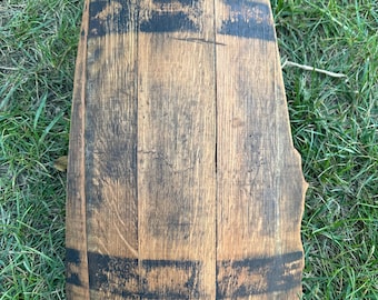 Repurposed Bourbon Barrel Wood Alabama Cutout 20” Handmade