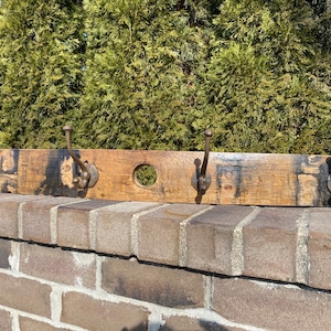 Bourbon Barrel Stave Coat Rack