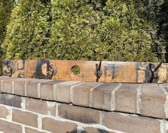 Bourbon Barrel Stave Coat Rack