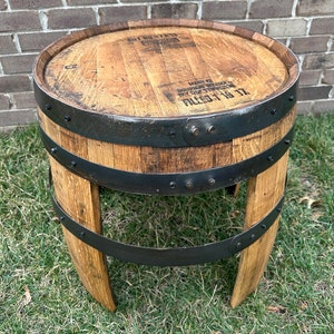 Repurposed Bourbon Barrel Coffee/End Table FREE SHIPPING Man Cave