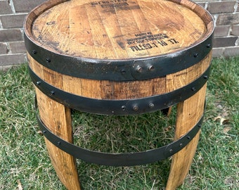 Repurposed Bourbon Barrel Coffee/End Table FREE SHIPPING Man Cave Home Bar Basement