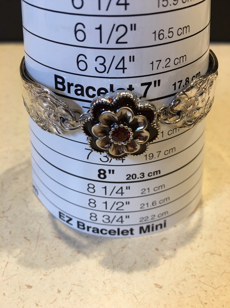 Vintage silverware silver plated interchangeable snap button bracelet with magnetic clasp 7 14 inch wrist