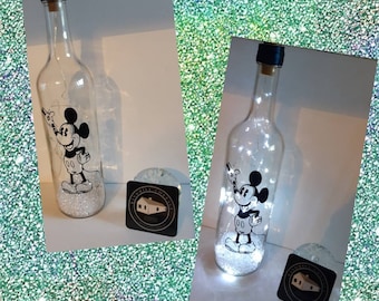 Inspired by a Mouse light up bottle. lamp, night light.