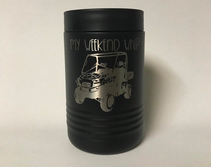 12oz insulated metal can cooler// Side by side drink wear// outdoor drink wear// Weekend Whip//