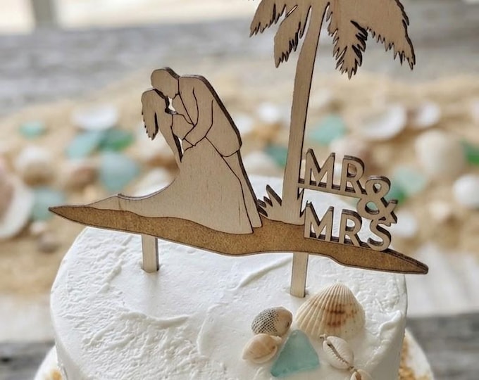 Beach Cake topper