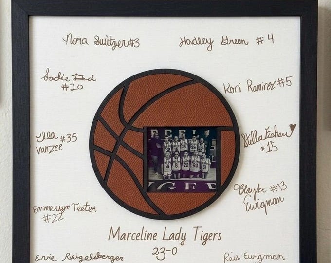 Autographed sports sign