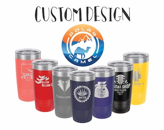 Custom Laser Engraved 20oz Tumbler: Polar Camel Double Wall