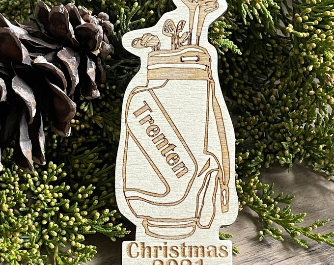 Golf Bag ornament