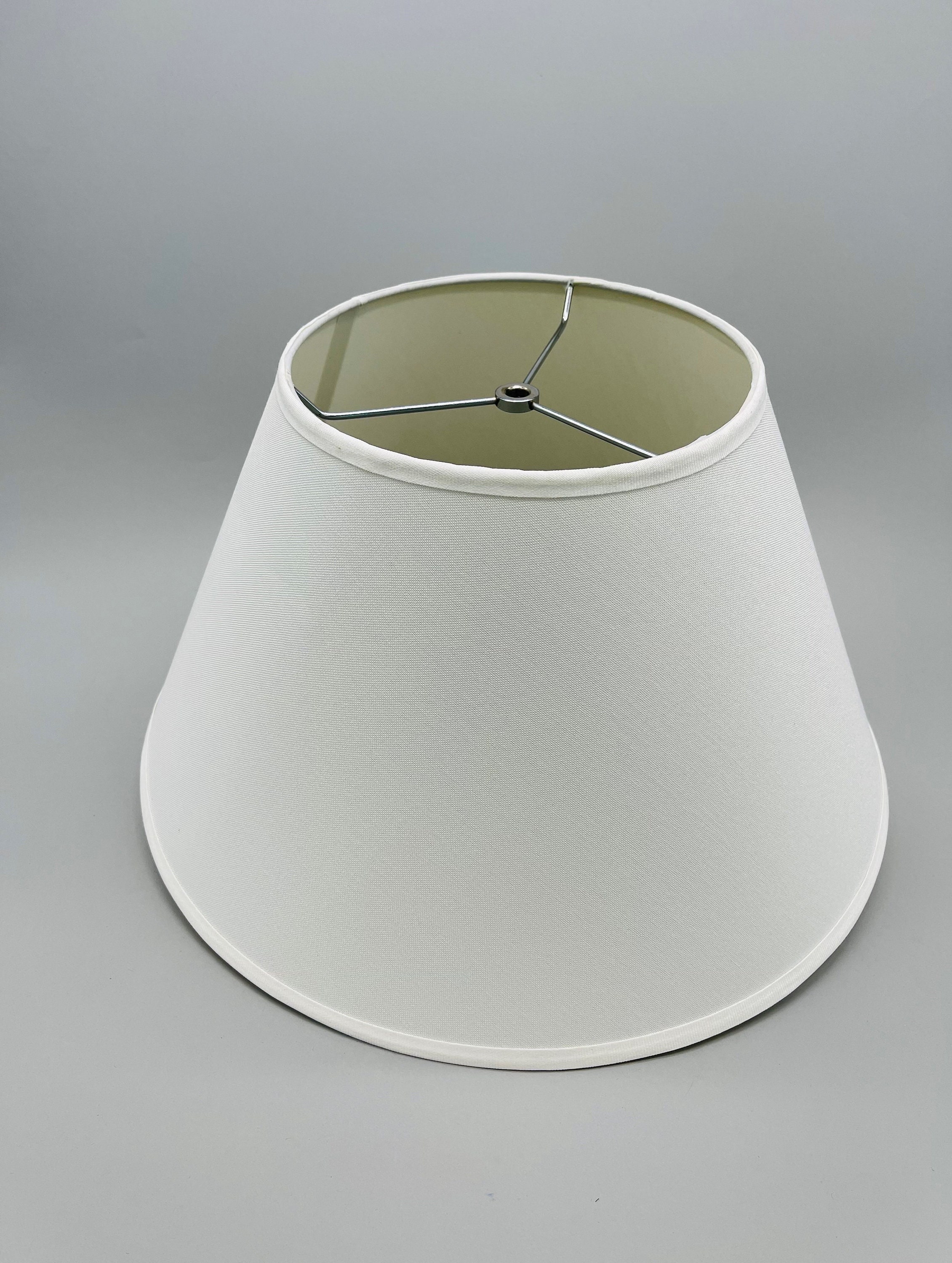 White Hardback Cone Shade Table Lamp Shades Floor Lamp Etsy