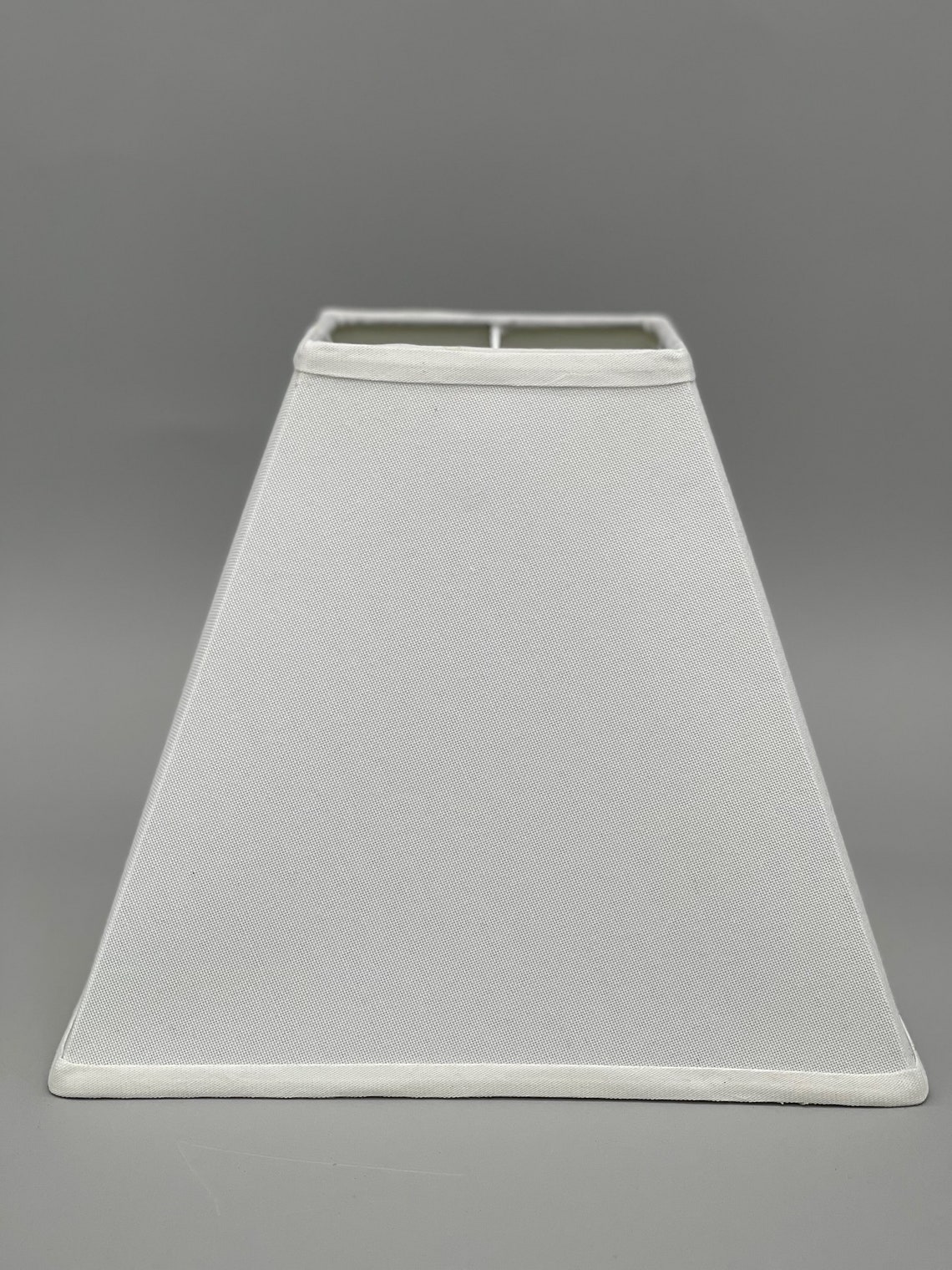 White Hardback Square Cut Corner Lamp Shade for Table Lamps Etsy